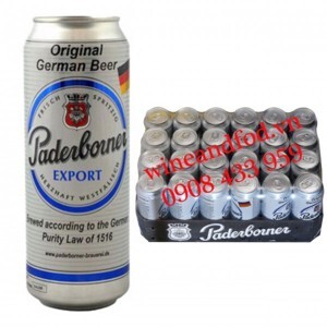 Bia Paderborner Export 5,5% - thùng 24 lon x 500ml
