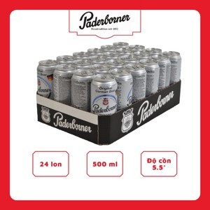 Bia Paderborner Export 5,5% - thùng 24 lon x 500ml