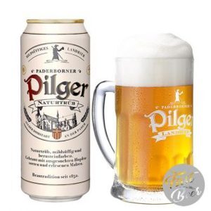 Bia Paderborner Pilger Original 5% - Lon 500ml, Thùng 24 Lon