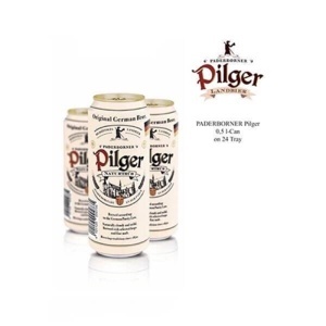 Bia Paderborner Pilger Original 5% - Lon 500ml, Thùng 24 Lon