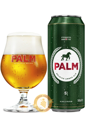 Bia Palm 5,2% Bỉ – thùng 12 lon 500ml