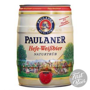 Bia Paulaner Hefe Weissbier 5,5% – Bom 5 Lít