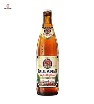 Bia Paulaner Hefe Weissbier Naturtrub 5,5% Đức -20 chai 500ml