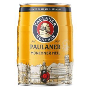 Bia Paulaner Munchner Hell 4,9% - Bom 5 lít