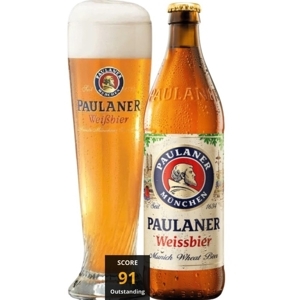 Bia Paulaner Weissbier 5,5% Đức – chai 500 ml