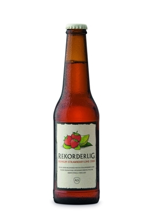 Bia Rekorderlig Strawberry Lime 4.5% Thùng 24 chai 330ml