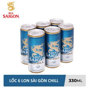 Bia Sài Gòn Chill 4.6% Lốc 6 lon 330ml