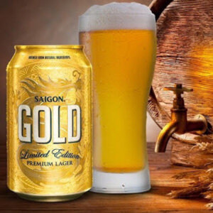 Bia Sài Gòn Gold 5% Thùng 24 lon 330ml