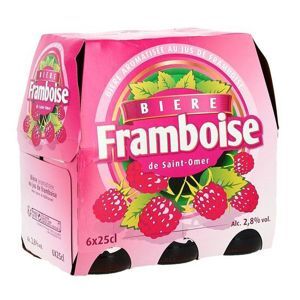 Bia Saint Omer Framboise 2.8% Chai 250ml