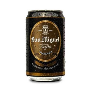 Bia San Miguel Cerveza Negra lon 330ml