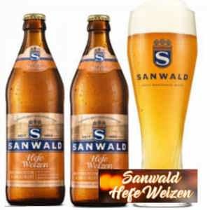 Bia Sanwald Hefe Weizen 4,9% Đức – 20 chai 500ml