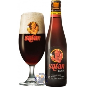 Bia Satan Black 8% – 24 Chai 330ml