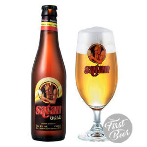 Bia Satan Gold 8% – 24 Chai 330ml