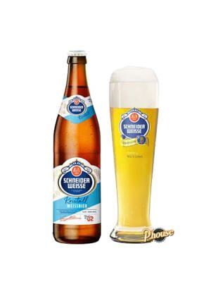 Bia Schneider Weisse Kristall 5.3%  – Chai 500ml – Thùng 20 Chai