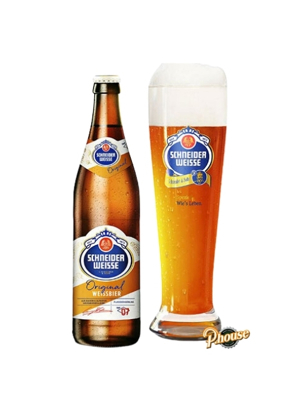 Bia Schneider Weisse Original 5.4% – Chai 500ml – Thùng 20 Chai