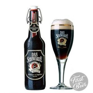 Bia Schwaben Brau  Das Schwarze 4,9% Đức – 20 chai 500ml