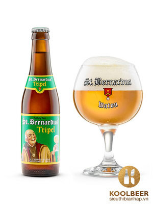 Bia St Bernardus Tripel 8% Thùng 24 chai x 330ml