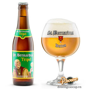 Bia St Bernardus Tripel 8% Thùng 24 chai x 330ml