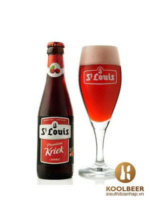 Bia St Louis Premium Kriek 3,2% – 24 Chai 250ml