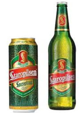 Bia Staropilsen Lager 4.7% thùng 12 lon 500ml