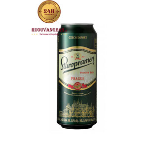 Bia Staropramen thùng 24 lon 500ml