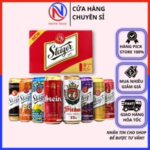 Bia Steiger 500ml – xách 8 chai
