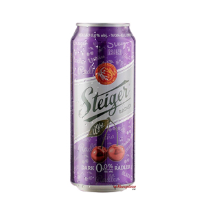 Bia Steiger đen 11° Dark Lager – Thùng 24 lon 500ml