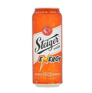 Bia Steiger Radler Energy 0% Tiệp – 24 lon 500ml
