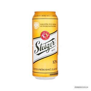 Bia Steiger vàng 12° - Gold Lager, lon 500ml
