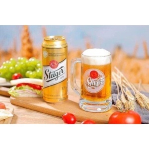 Bia Steiger vàng 12° Gold Lager – Thùng 24 lon 500ml