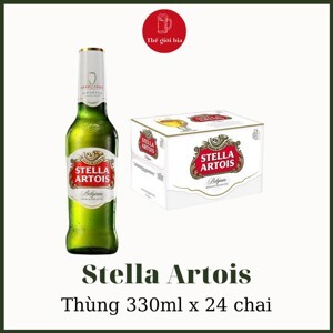 Bia Stella Artois - Thùng 24 chai 330ml