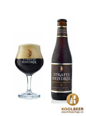 Bia Straffe Hendrik Brugs Quadrupel Bier 11% Thùng 24 chai 330ml