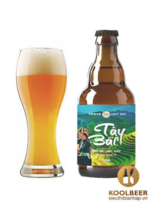 Bia Tây Bắc 6.3% Thùng 24 chai 330ml