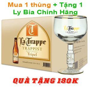 Bia Thầy Tu La Trappe Tripel 8% thùng 24 chai 330ml