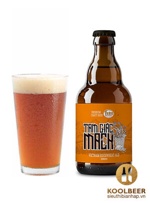 Bia Thơm Brewery Tam Giác Mạch 6% Thùng 24 chai 330ml