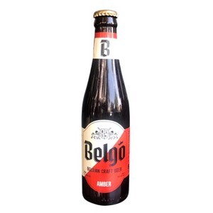 Bia thủ công Bỉ Belgo Amber 5.1% – Chai 330ml