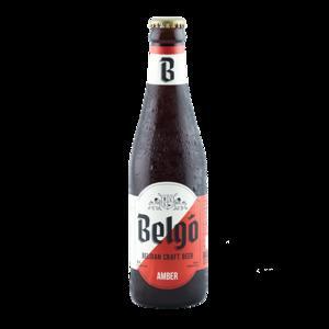 Bia thủ công Bỉ Belgo Amber 5.1% – Chai 330ml