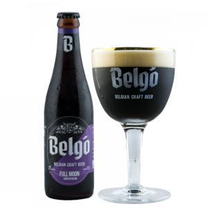 Bia thủ công Bỉ Belgo Full Moon 10% – Chai 330ml