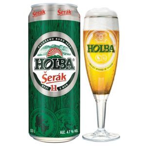 Bia Tiệp Holba Serak 4.7% thùng 24 lon 500ml