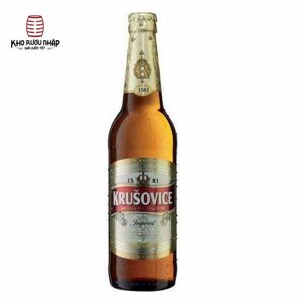 Bia Tiệp Krusovice Imperial 5% - 24 chai x 330ml