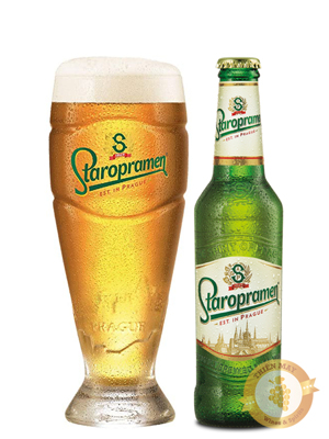 Bia Tiệp Staropramen - thùng 24 chai 330ml