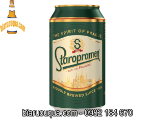 Bia Tiệp Staropramen - thùng 24 chai 330ml