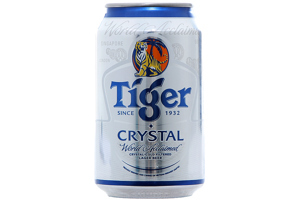 Bia Tiger Crystal lon 330ml