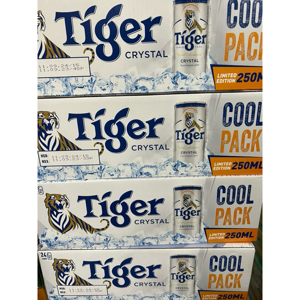 Bia Tiger Crystal thùng 24 lon x 330ml