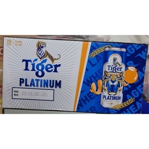 Bia Tiger Platinum Wheat Lager - 24 lon x 330ml