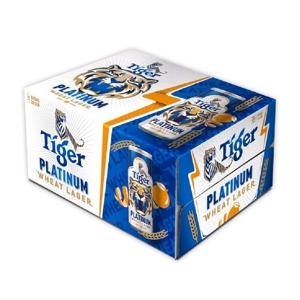 Bia Tiger Platinum Wheat Lager - 24 lon x 330ml