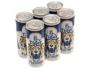 Bia Tiger Platinum Wheat Lager - 6 lon x 330ml