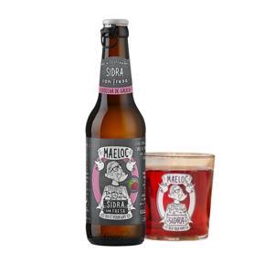 Bia trái cây Maeloc táo dâu 4.0% Chai 330ml
