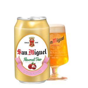 Bia trái cây San Miguel vị vải lon 330ml