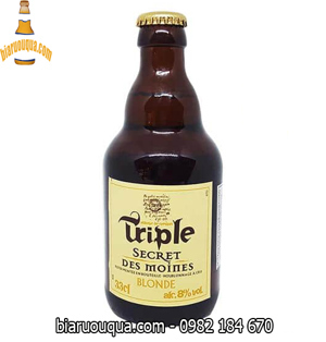 Bia Triple Secret Des Moines 8% – Chai 330ml, thùng 12 Chai